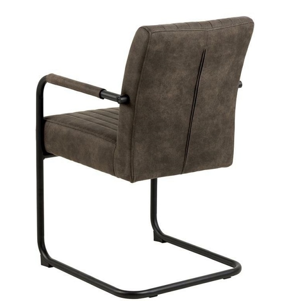 Krzesło z podłokietnikami Adele antracytowe - ACTONA